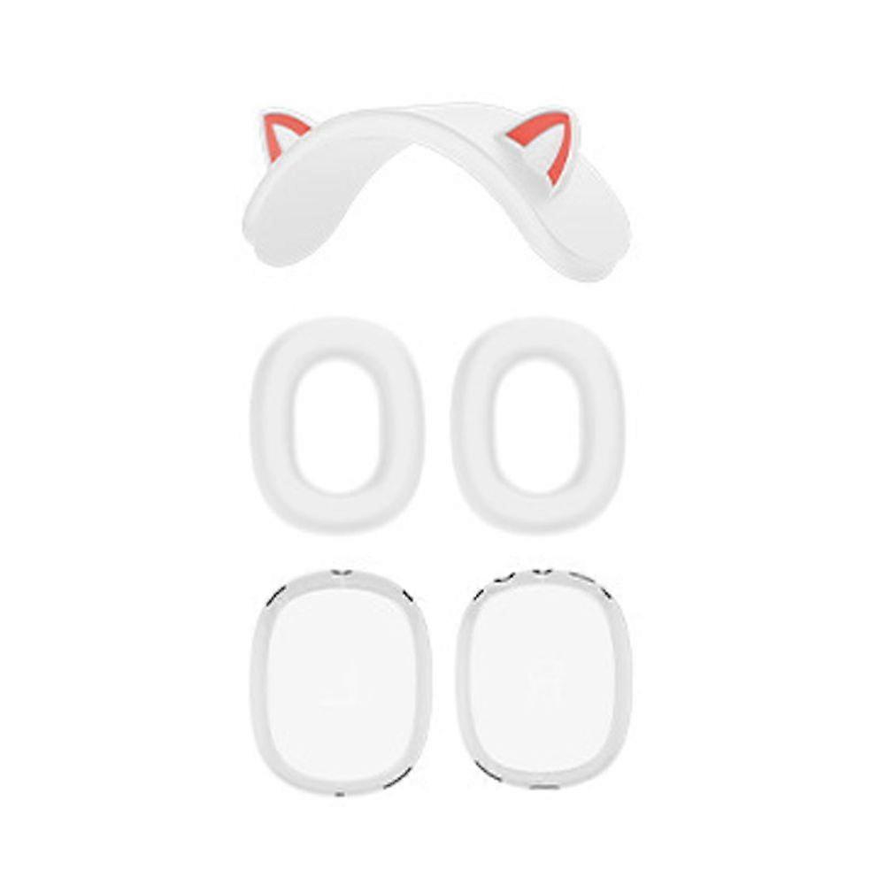 Headphone Protective Cover 360-Degree Protection Anti-Slip Waterproof Easy to Install Silicone Protector Case Compatible Airpods Max