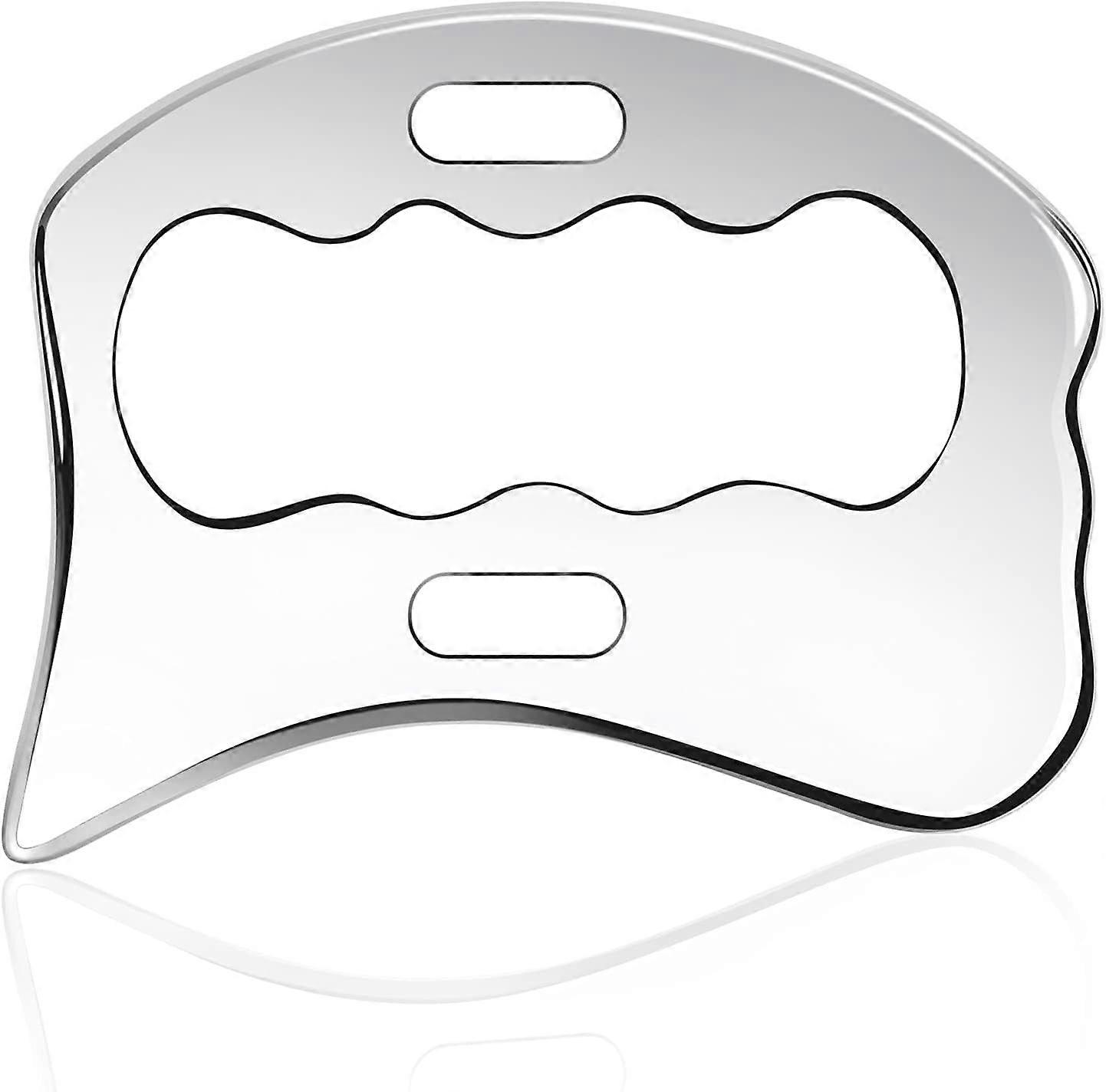 Guasha Massage Tool, Grade Stainless Steel Scraping Tool for Soft Tissue Upgrade Physical Therapy Stuff,Used for Back, Legs, Arms,Neck,Shoulder, Gua s
