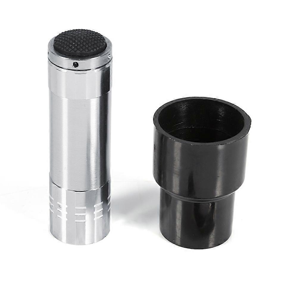 電池式明るく涼しいLEDライト家禽卵キャンドラーテスターランプインキュベーター(シルバー)