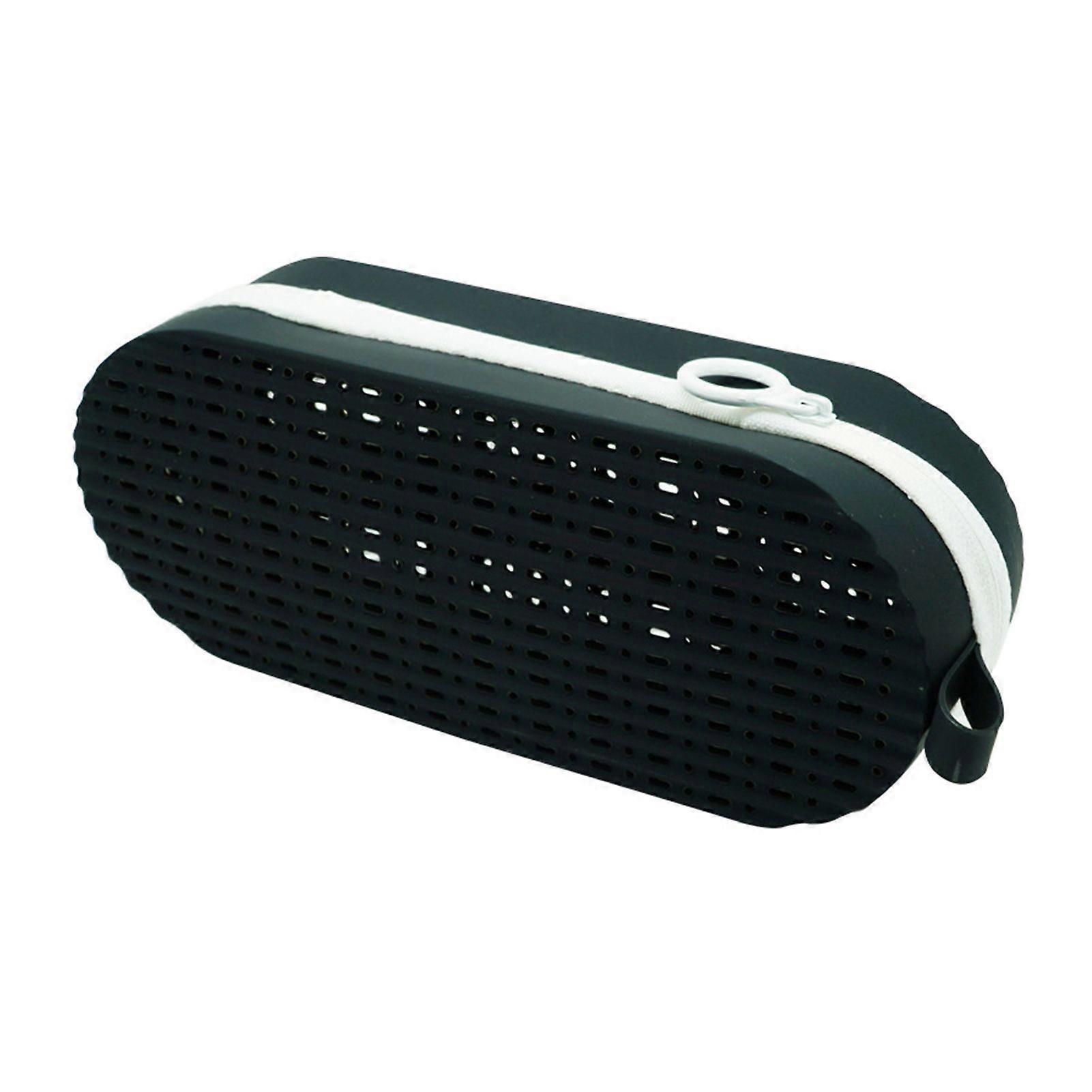 Silicone Swimming Goggle Case with Drain Hole Lightweight Shockproof Goggle Protective Box for Swimming Goggles