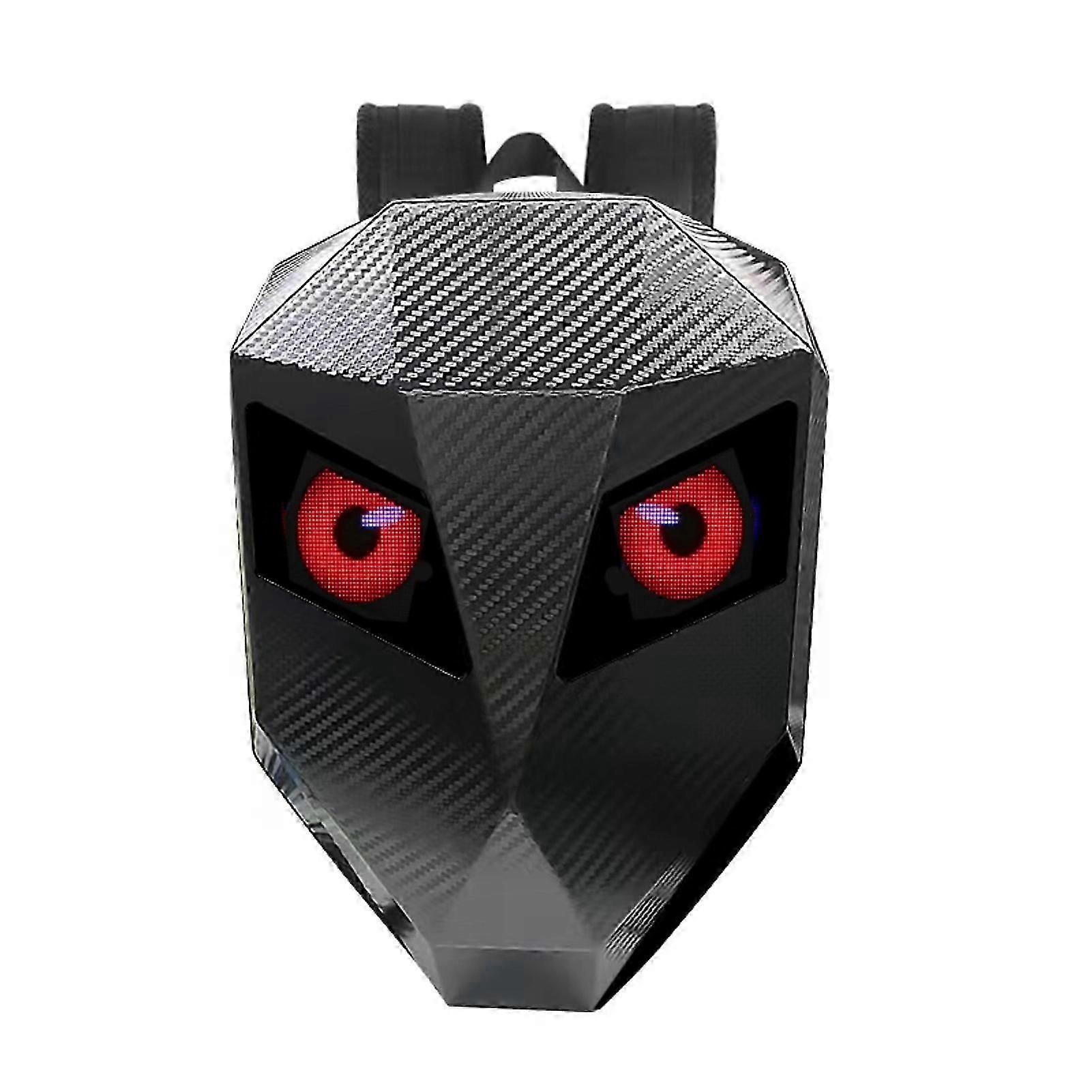 LED Backpack APP Control Programmable Screen Large Capacity Waterproof Hard Shell Motorcycle Backpack
