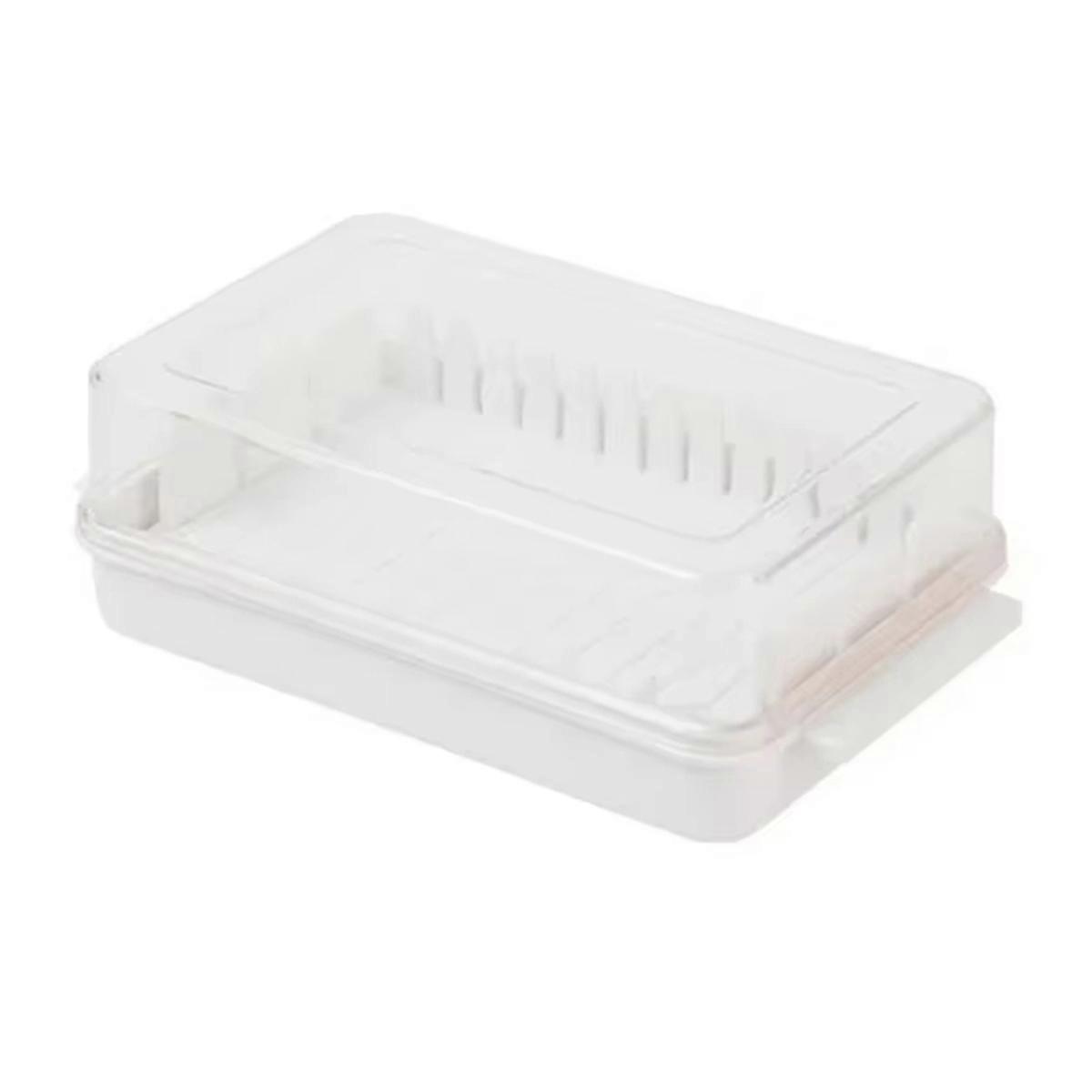 Butter Storage Container with Lid - Rectangular Fresh-Keeping Box for Cheese and Butter, Ideal for Refrigeration