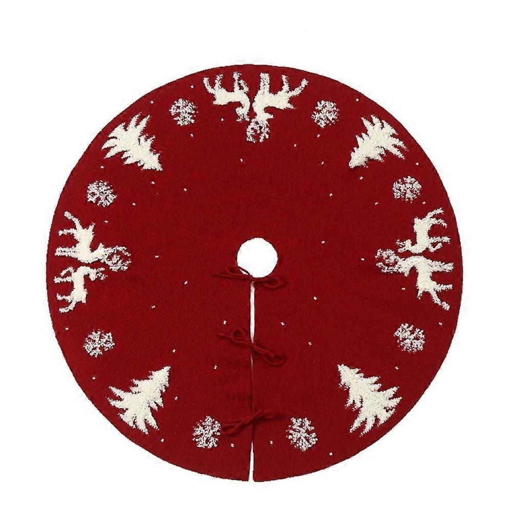 Fusta rotundă a bradului de Crăciun, pătură de brad, capac suport pentru pom de Crăciun.