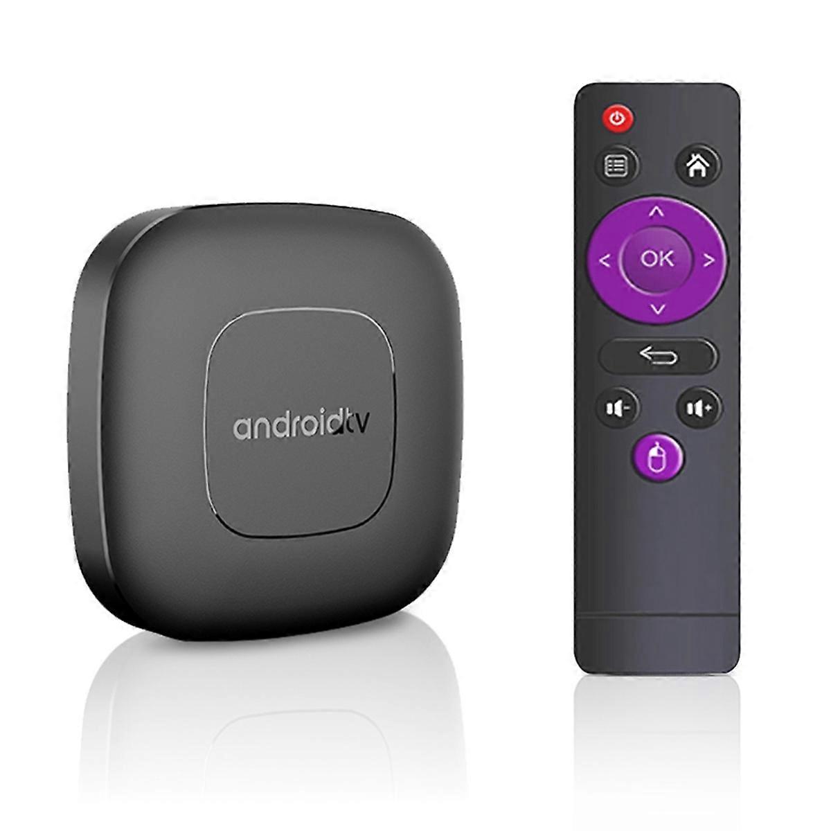 Android 13 Smart TV Box Allwinner H313 Dual 2.4G+5G Bluetooth 5.0 8K UHD Stream Media Player with Remote Control 2G+8G