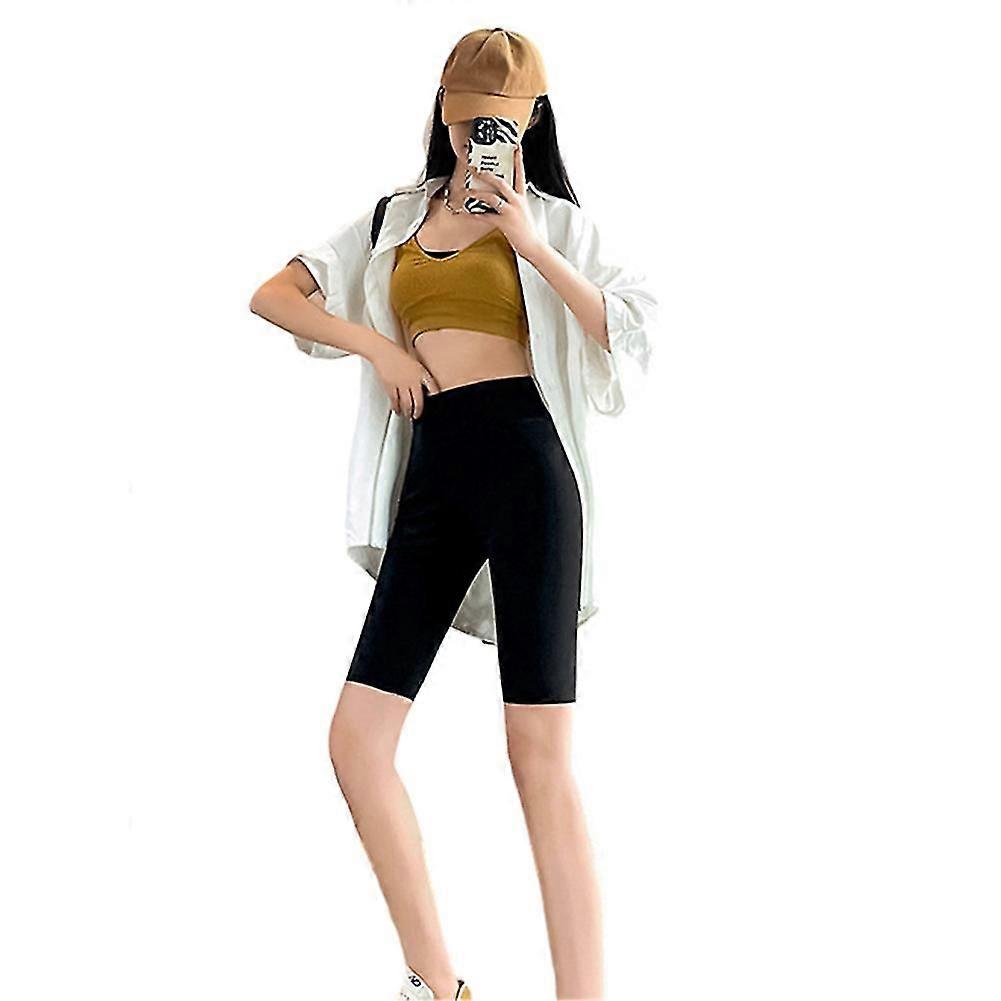 Solid-Color Slimming Short Pants Stylish All-match Shorts Pants for Shopping Travel