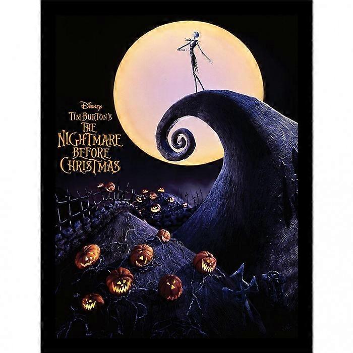 Nightmare Before Christmas Art Framed Poster