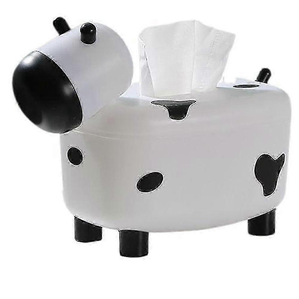 2024 Cute Tissue Box Holders Cow Shape Decorative