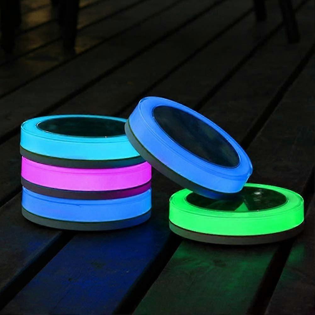 Floating Led Pool Light With Round Solar Energy Color Changing Waterproof Lightweight Remote Control