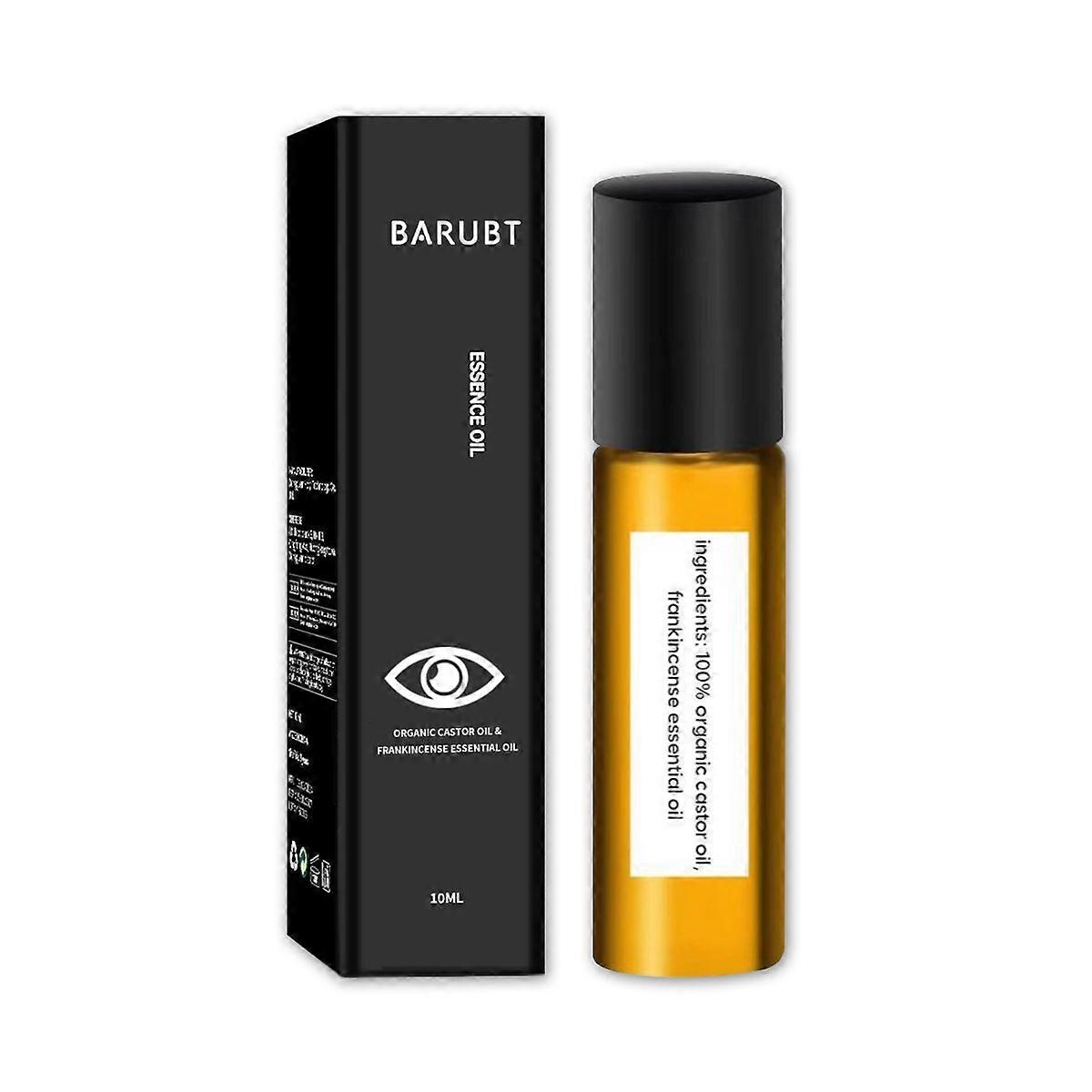Eye Essence Oil Roller Ball Applicator, Castor Oil Roller, Castor Oil Frankincense Rollerball, Frankincense and Castor Oil Roller for Eyes, Bags Under
