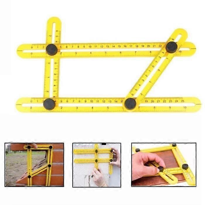 Measuring Tool - Angle-Izer - Multi-Angle - Yellow - Angle and Level Measurement - Versatile