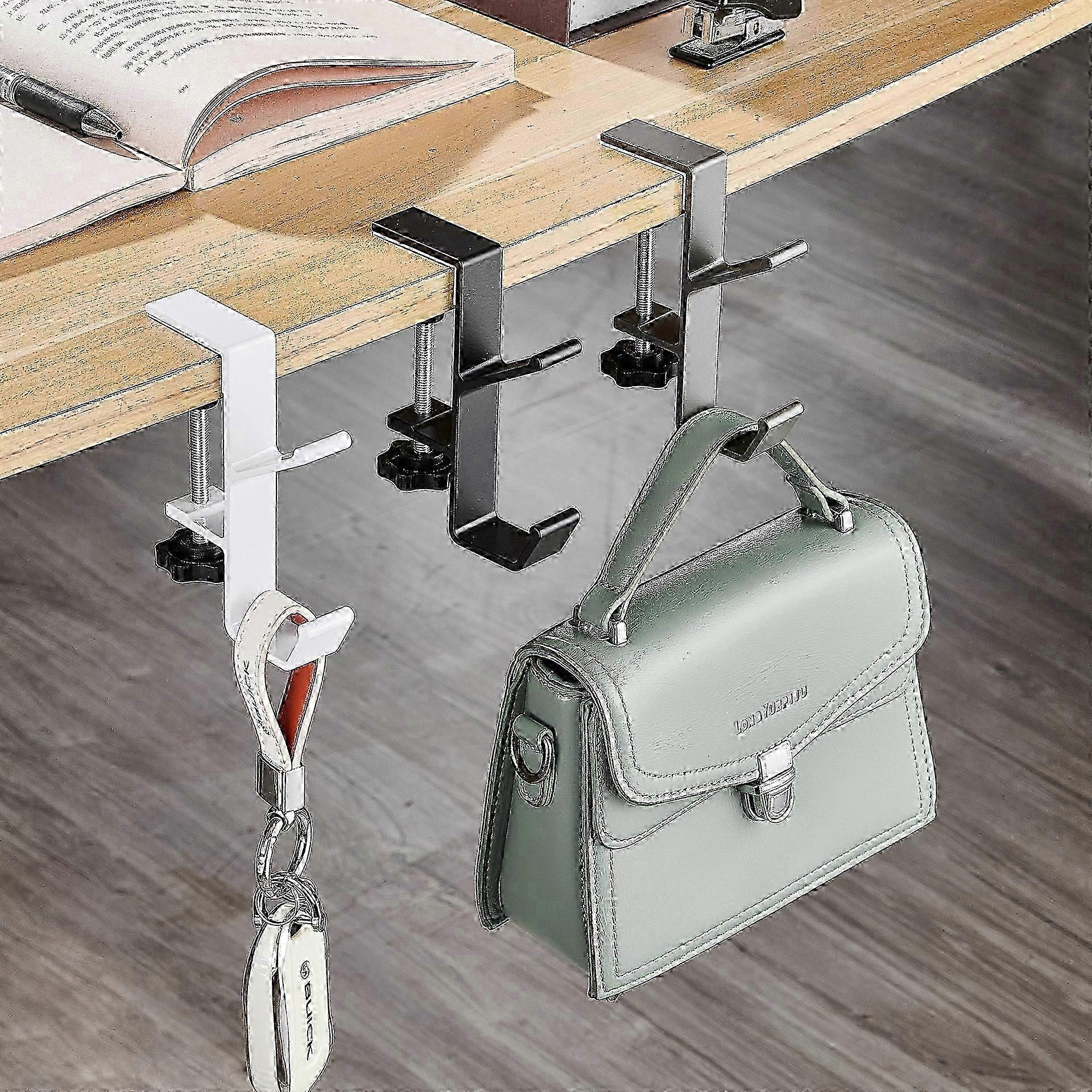 Garland and Stocking Mantel Holders with 2 Hooks, Mantel Hanger for Garland, 2 in 1 Mantel Garland and Stocking Hangers Heavy Duty, Fireplace Garland