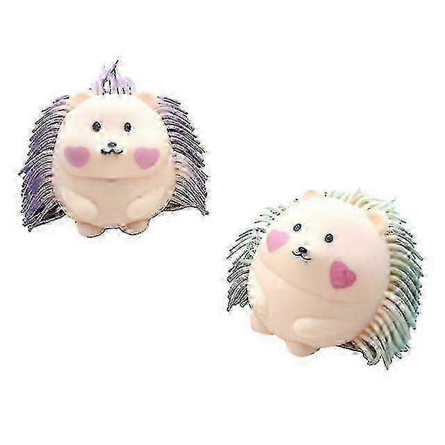 2pcs April Fools's Day Creative Squeezing Hedgehog Prank Vent