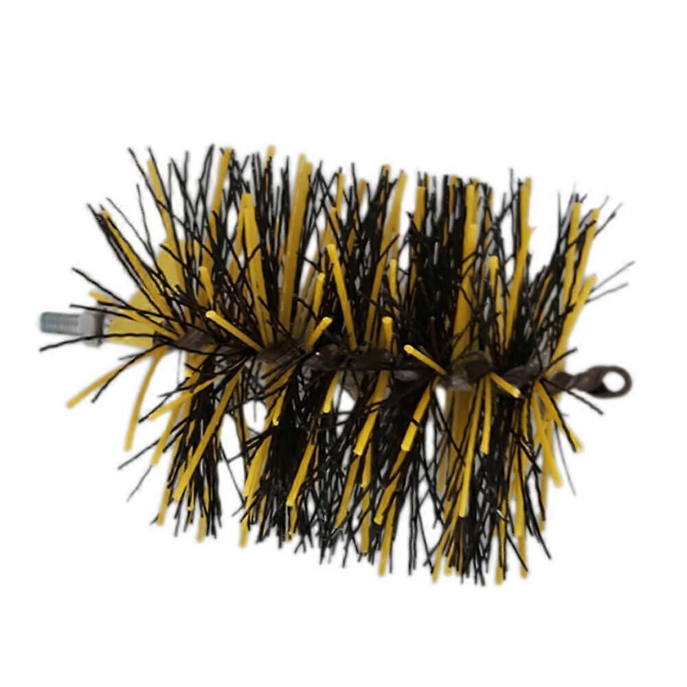 FireUp 40cm Poly/Steel Strap Pro Black Flue Brush (16" Dia.) Durable Easy to Use