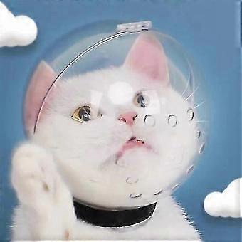 Andningsbar Anti-bite Anti-slickande Katttillbehör Skyddande huva Grooming Mask Katt Munkorg Bad Grooming För Liten Katt S 0,5-2kg