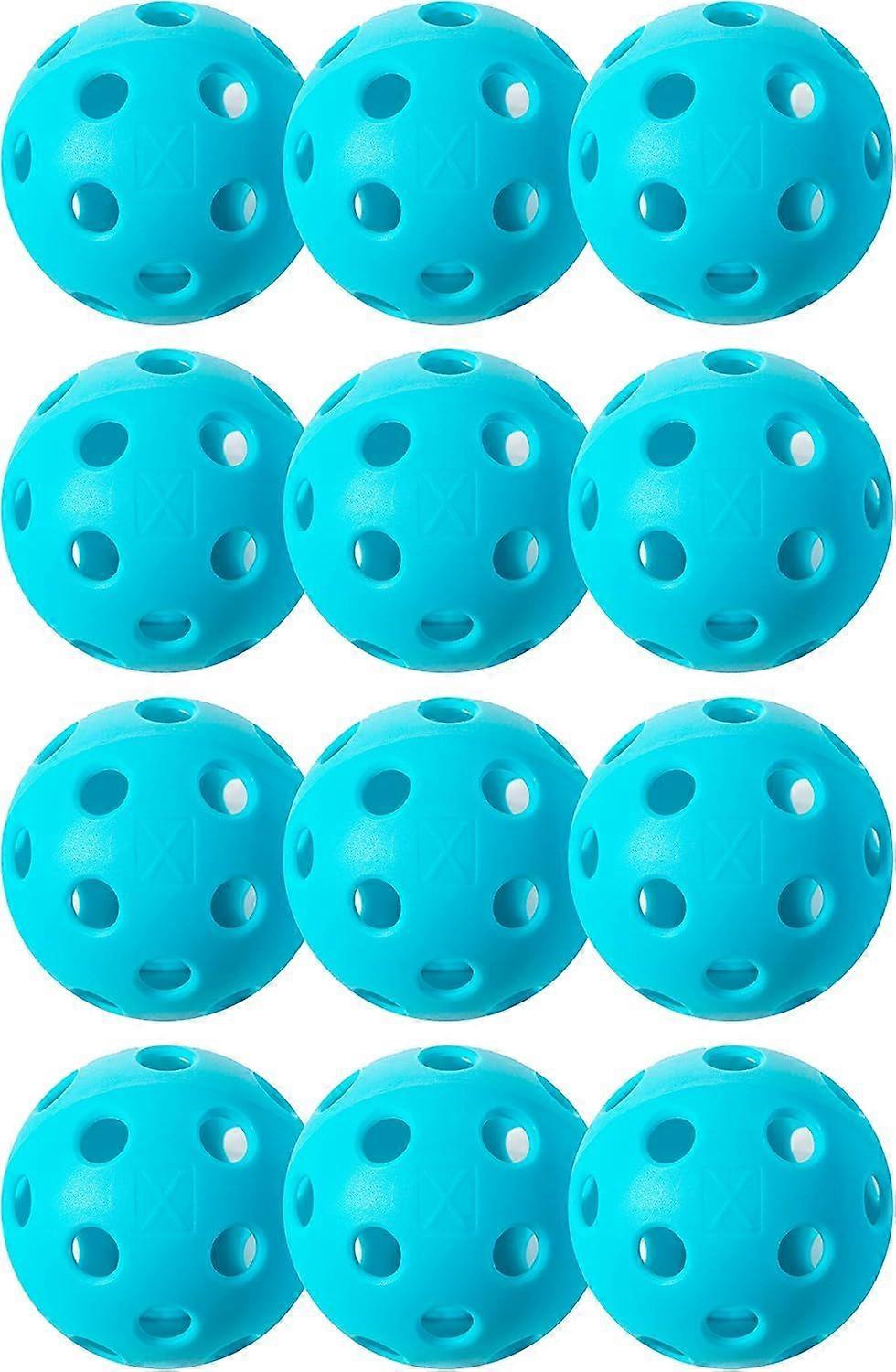 12pcs Pickleball Net Bag 26 Holes Hole Ball PE Material High Elasticity Wiffle Ball