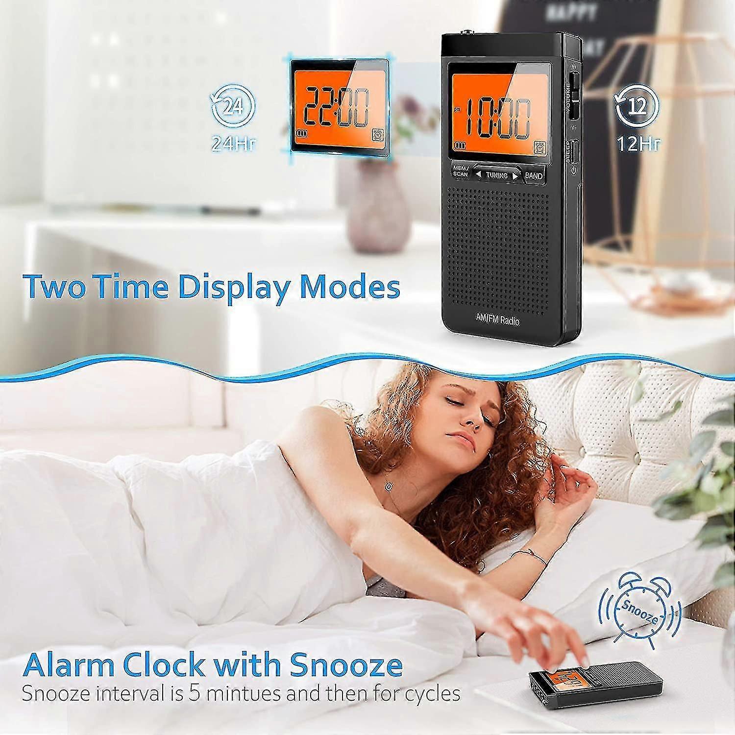 Portable Pocket Radio, Transistor Digital Am Fm Radio With Best ...