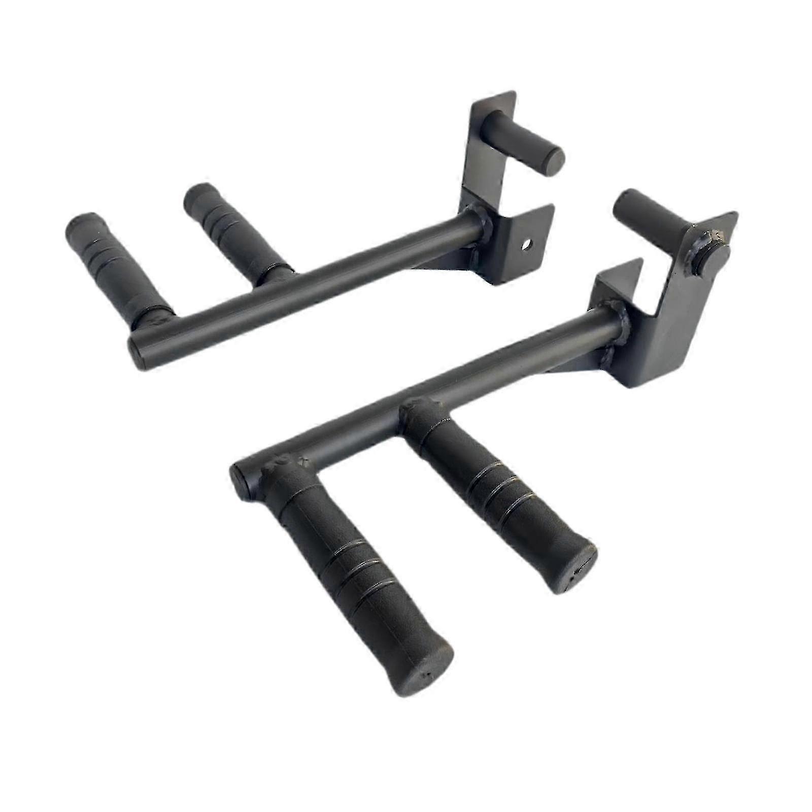 Dip Bars for Squat Rack, Adjustable Multi-Grip Handles for Chest & Triceps Workout, Easy Installation 2-Pack