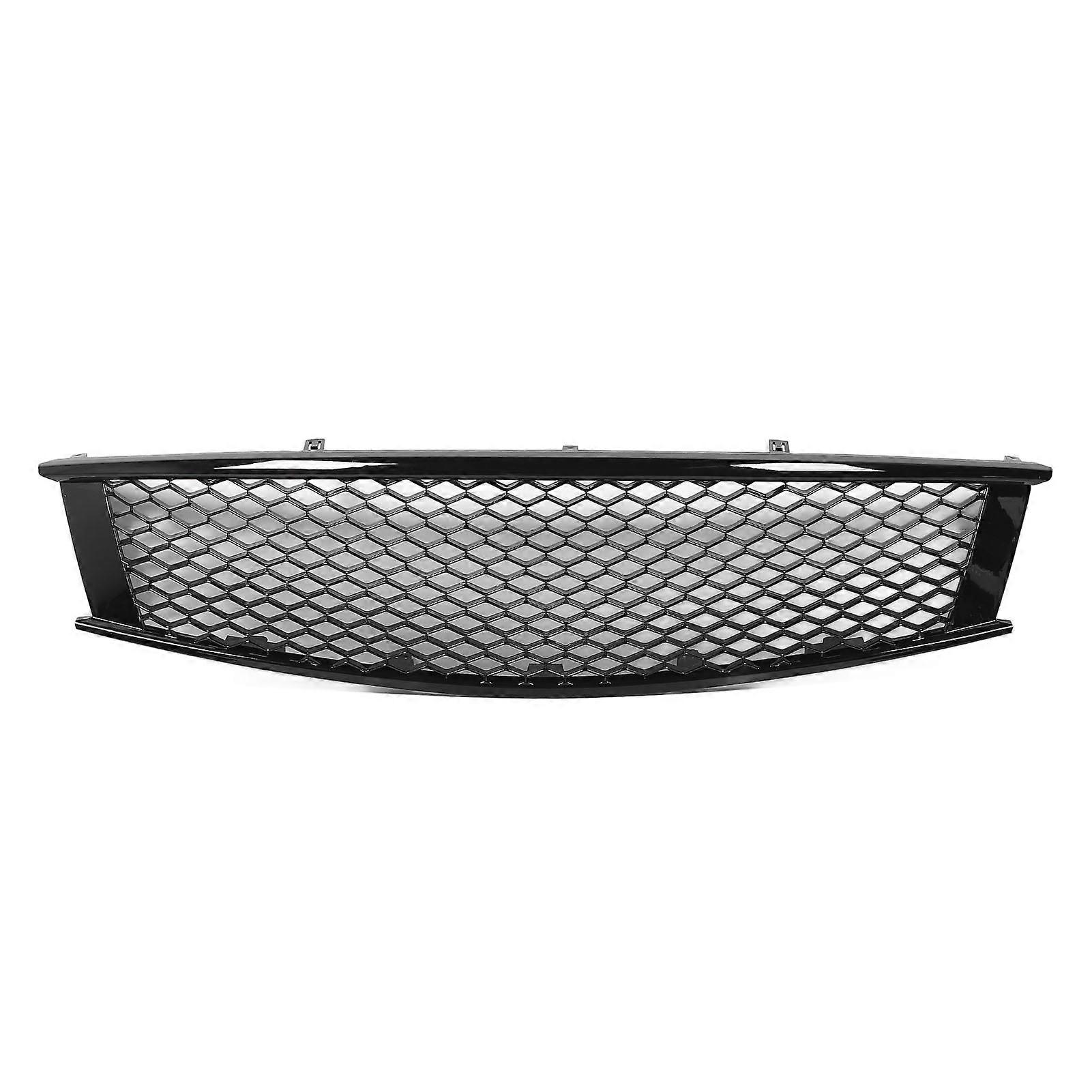 Gloss Black Mesh Front Bumper Grille Grills for G37 2 Door Coupe Convertible 2008 to 2013