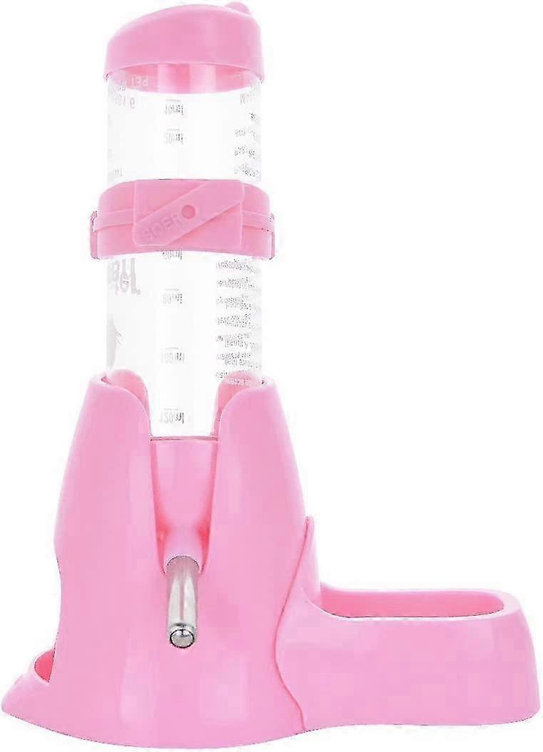 Hamster Water Bottle with Bowl Water Bottle Good for Small Animals Rodent 125mlblue