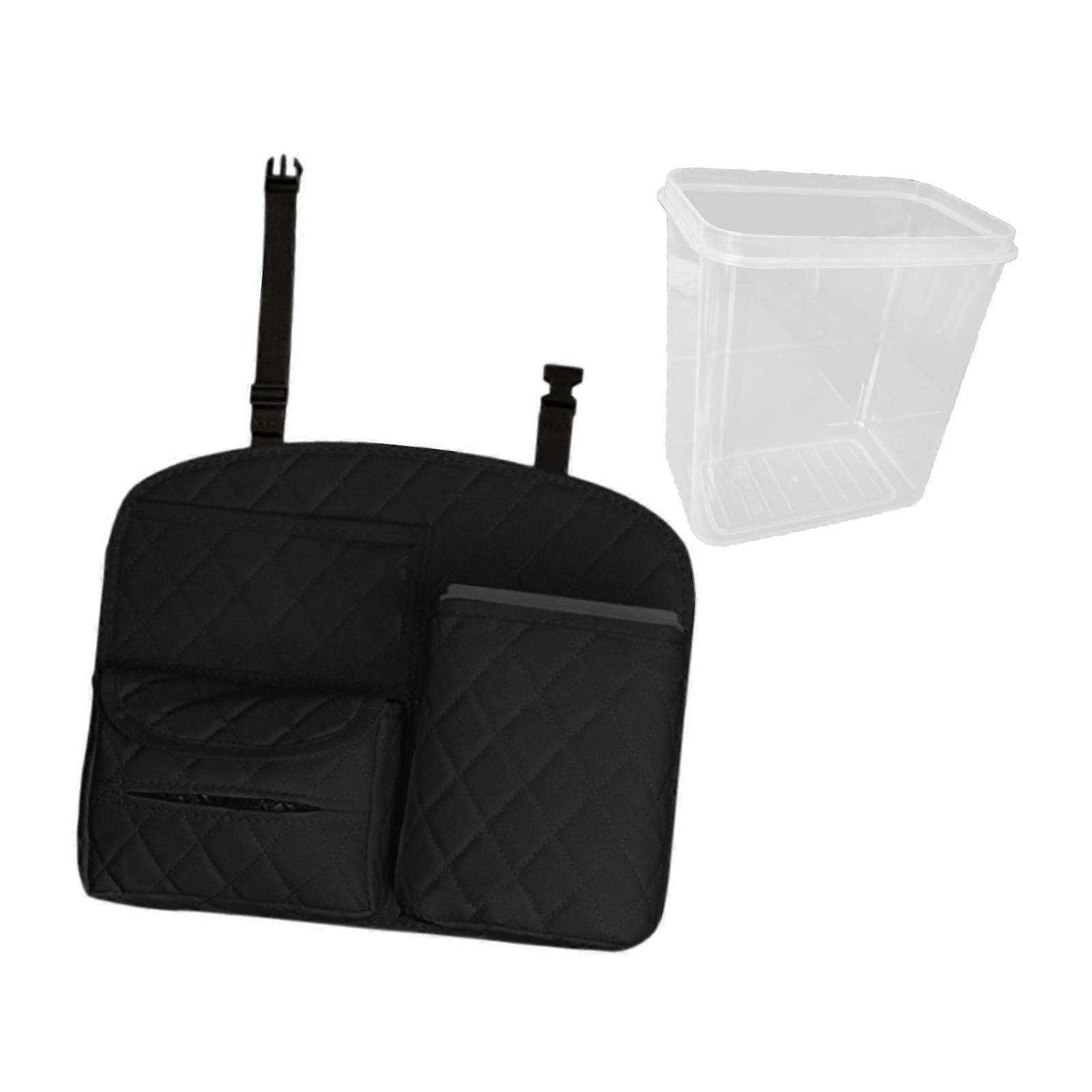 Seat Back Car Organizer 3 Compartments Multifunctional with Adjustable Straps