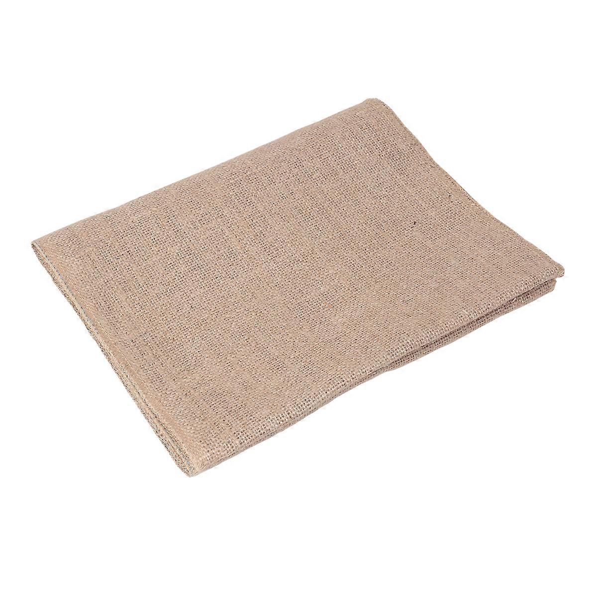Burlap Doily Roll-30CMx275cm. No-Fray Anti-Slip Blanket with Edge Design. Burlap Fabric Rolls Are Su