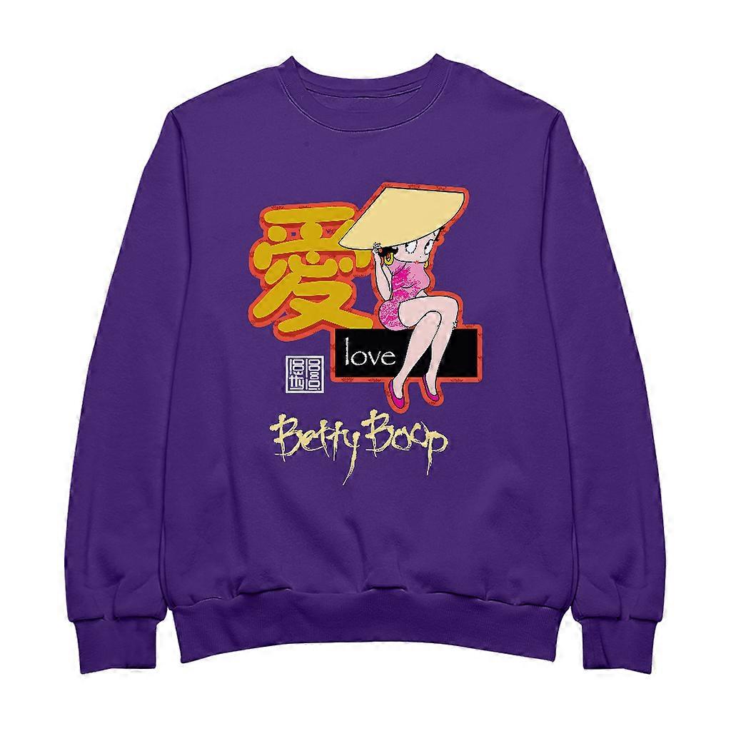 Betty Boop Mandarin Love Character Women's Sweatshirt