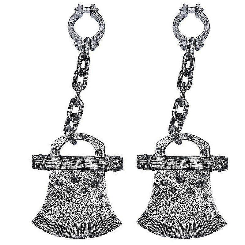 2pcs Handcuff Prop Halloween For Halloween Decorations