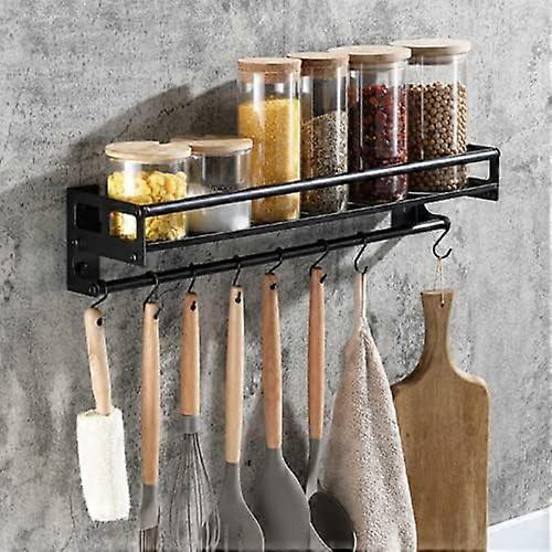 Hanging Pot Rack, Wall Mounted, Pot Holders, Kitchen Organizer