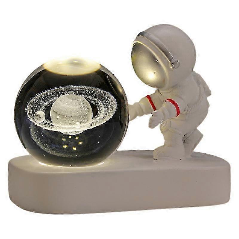 Astronaut With Light Resin Night Light Birthday Gift