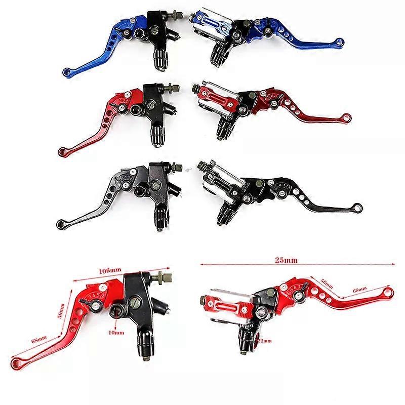 Motorcycle Accessories 1 Pair 7/8(22mm) CNC Aluminum Brake Clutch Master Cylinder Reservoir Levers For Yamaha Honda Kawasaki