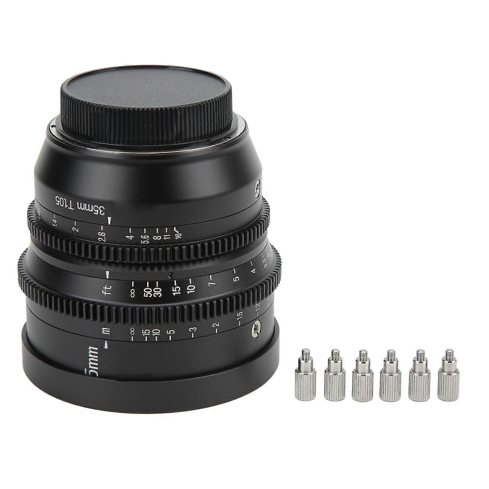 35mm T1.05 L 卡口手动电影镜头,提供柔和的散景和低光性能
