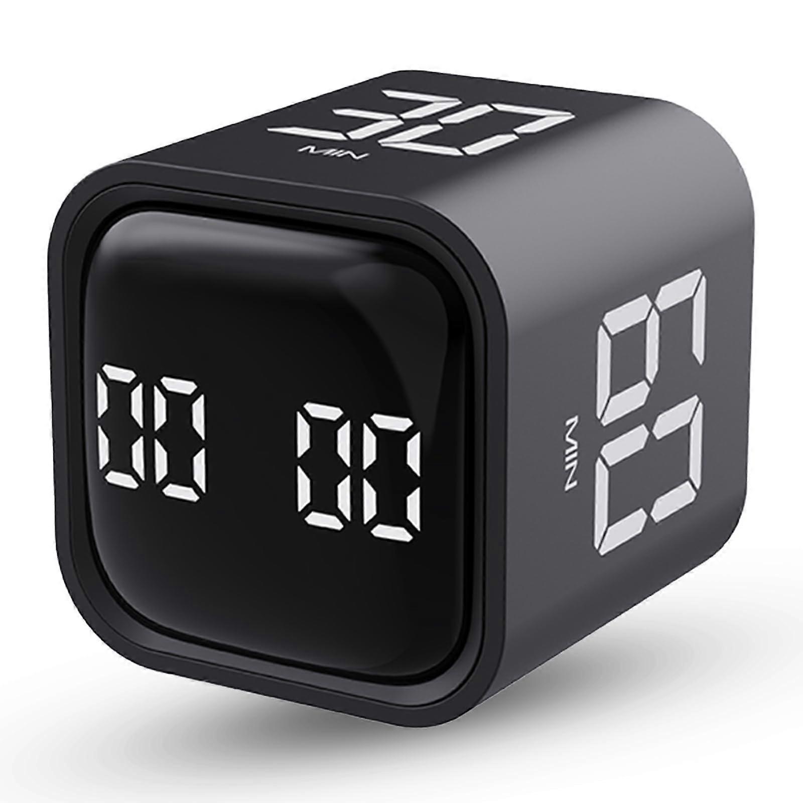 Productive Timer FLIP gravity sensor Cube Timer, Silence & Vibration & Sound, 5/10/30/60min