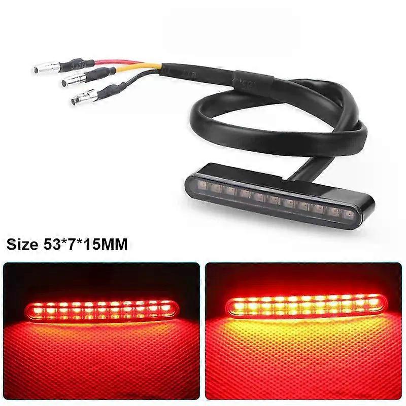 Fanale posteriore per moto LED Lampada freno posteriore per moto Lampada stop luce freno per scooter ATV Cafe Racer Bobber Suzuki Kawasaki Bike