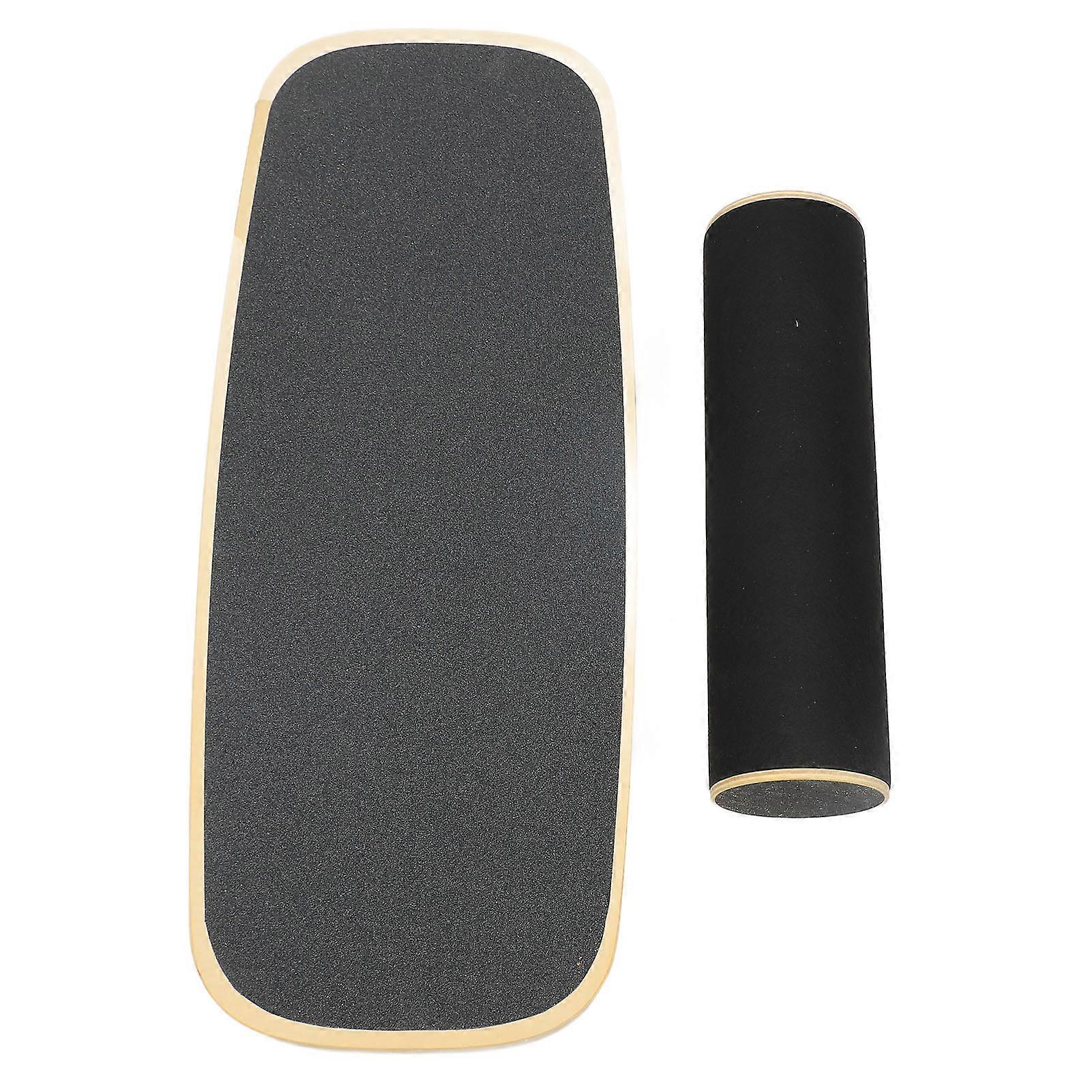 Wooden Balancing Board 2 in 1 Adjustable Surf Trainer Board for Simulation Balance Training 