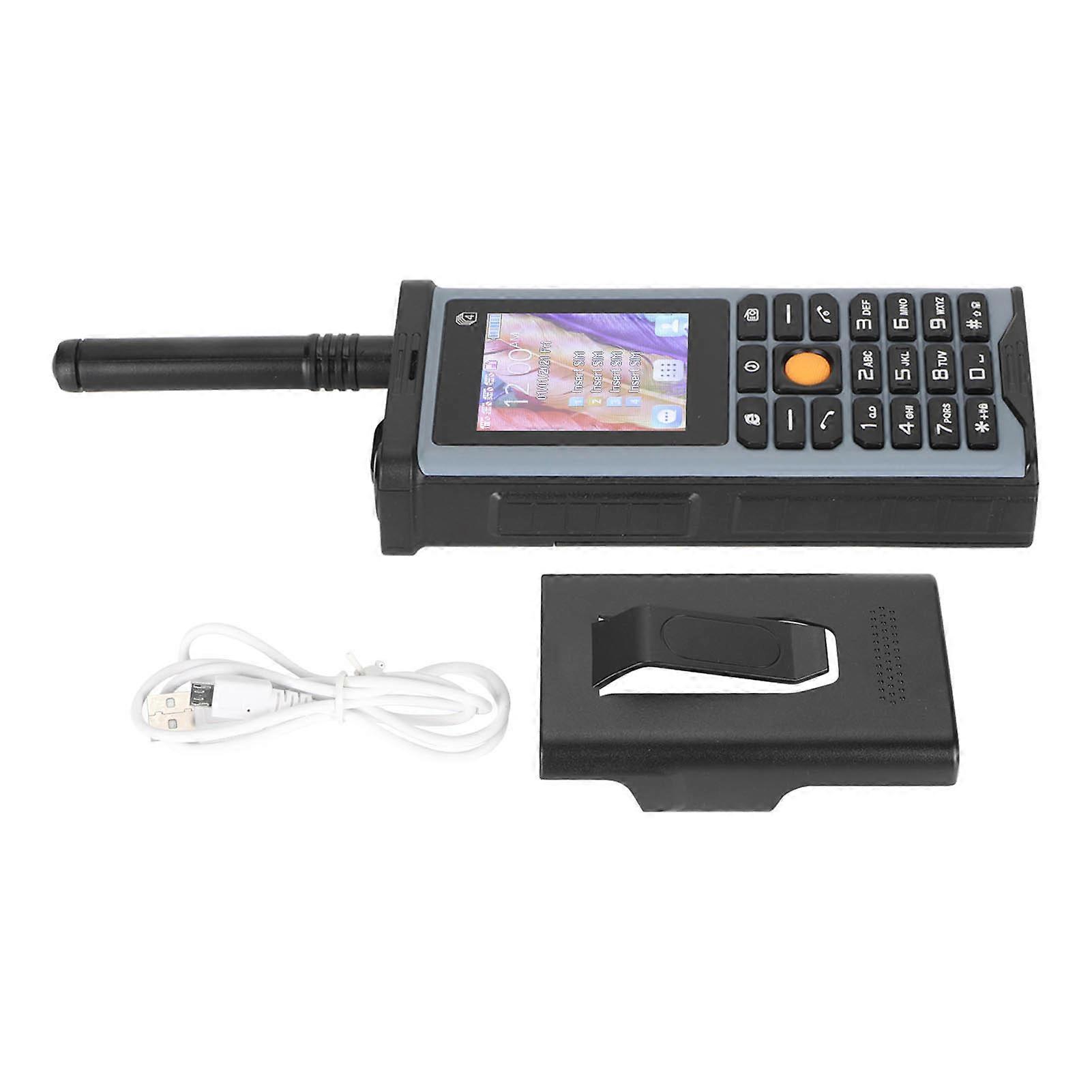 SG8800 Rugged Senior Phone - 4 SIM, 10000mAh Battery, Big Buttons, Clear Sound, Blue Grey