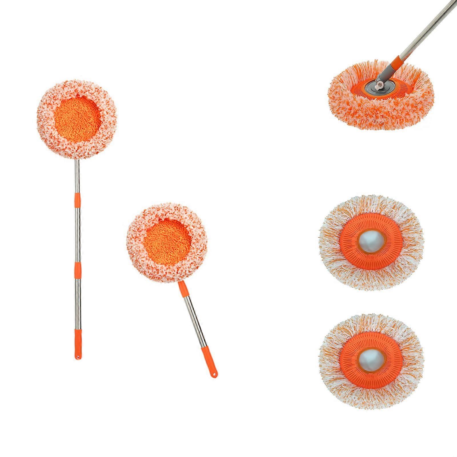 360° Rotatable Adjustable Cleaning Mop, Extendable Wall Cleaning Mop, 360° Rotating