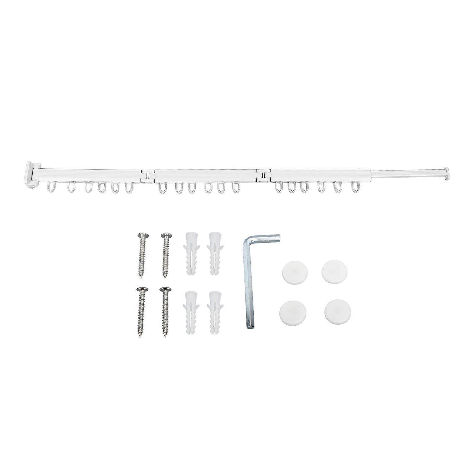 Wall Mounted Clothes Drying Retractable Space Saving Drying Rack for Laundry Balcony Mudroom Bedroom