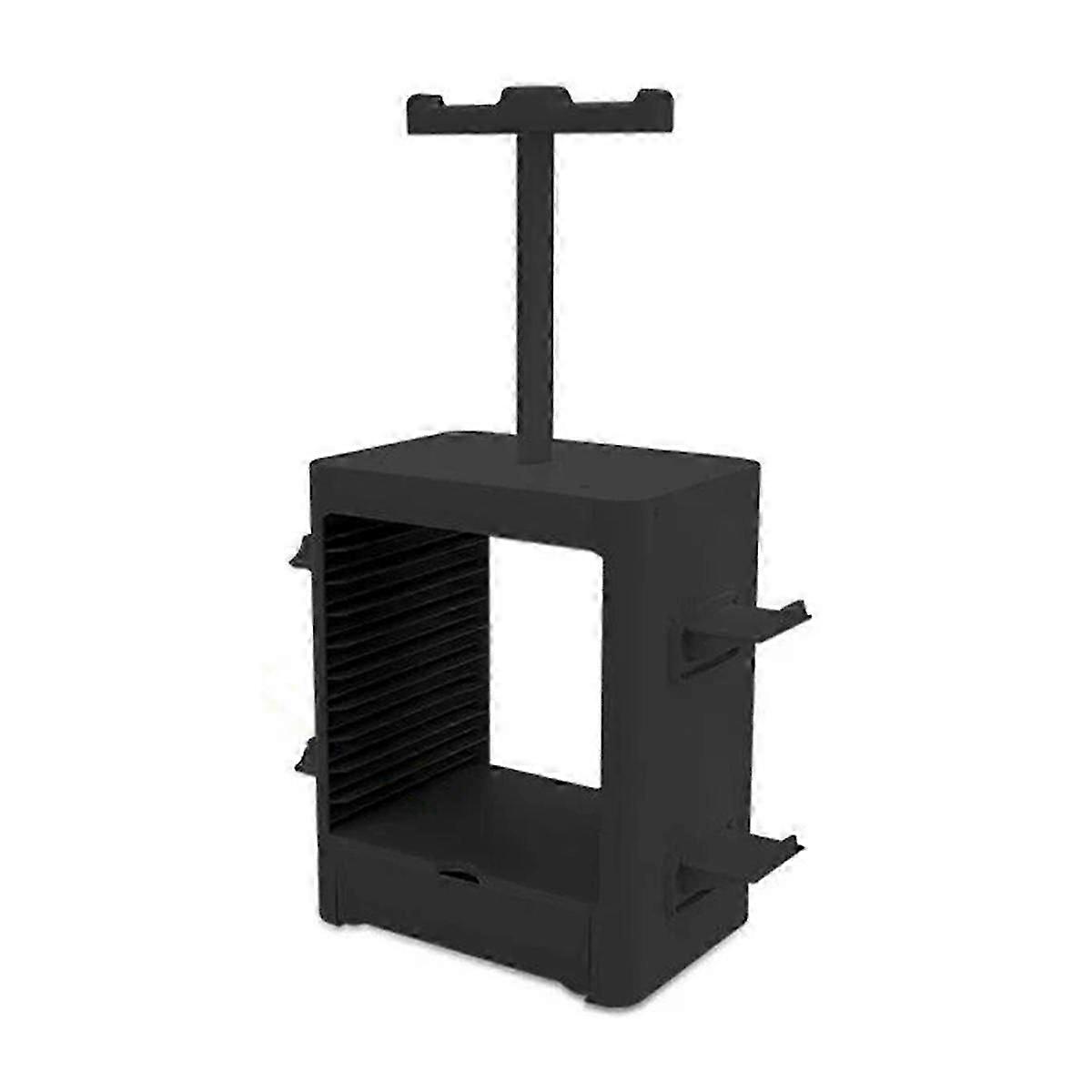 MultiFunctional Game Stand for / Disc Headphone Stand Storage Rack for Series Black