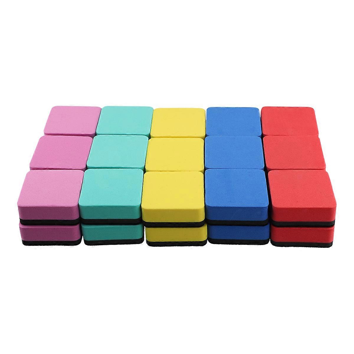 30 Pack Whiteboard Eraser Washable and Reusable Magnetic Whiteboard Eraser for Cleaning Dry Erase Ma