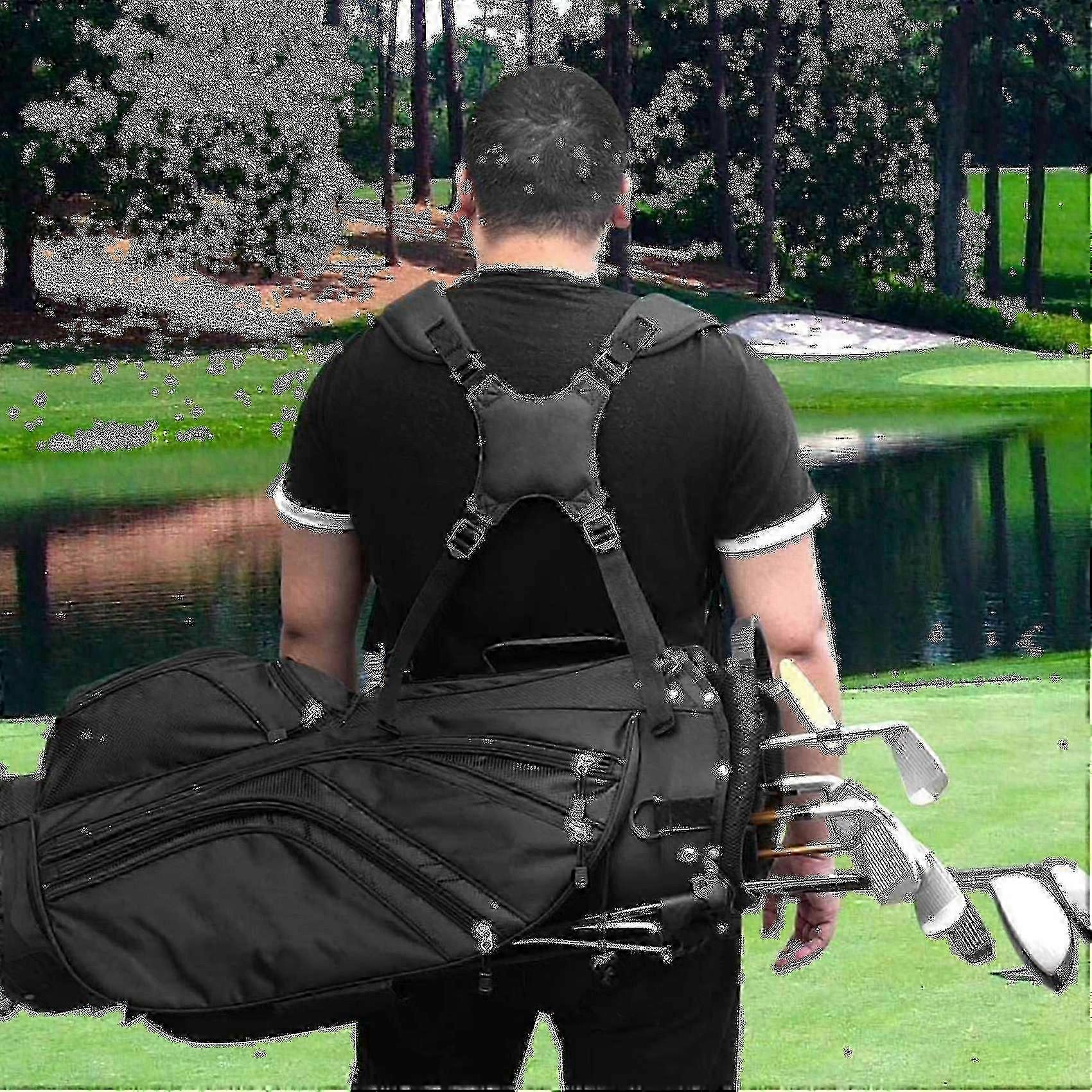 ポータブルゴルフショルダーストラップゴルフバッグストラップコンフォートショルダーストラップ-ああハイウェイ