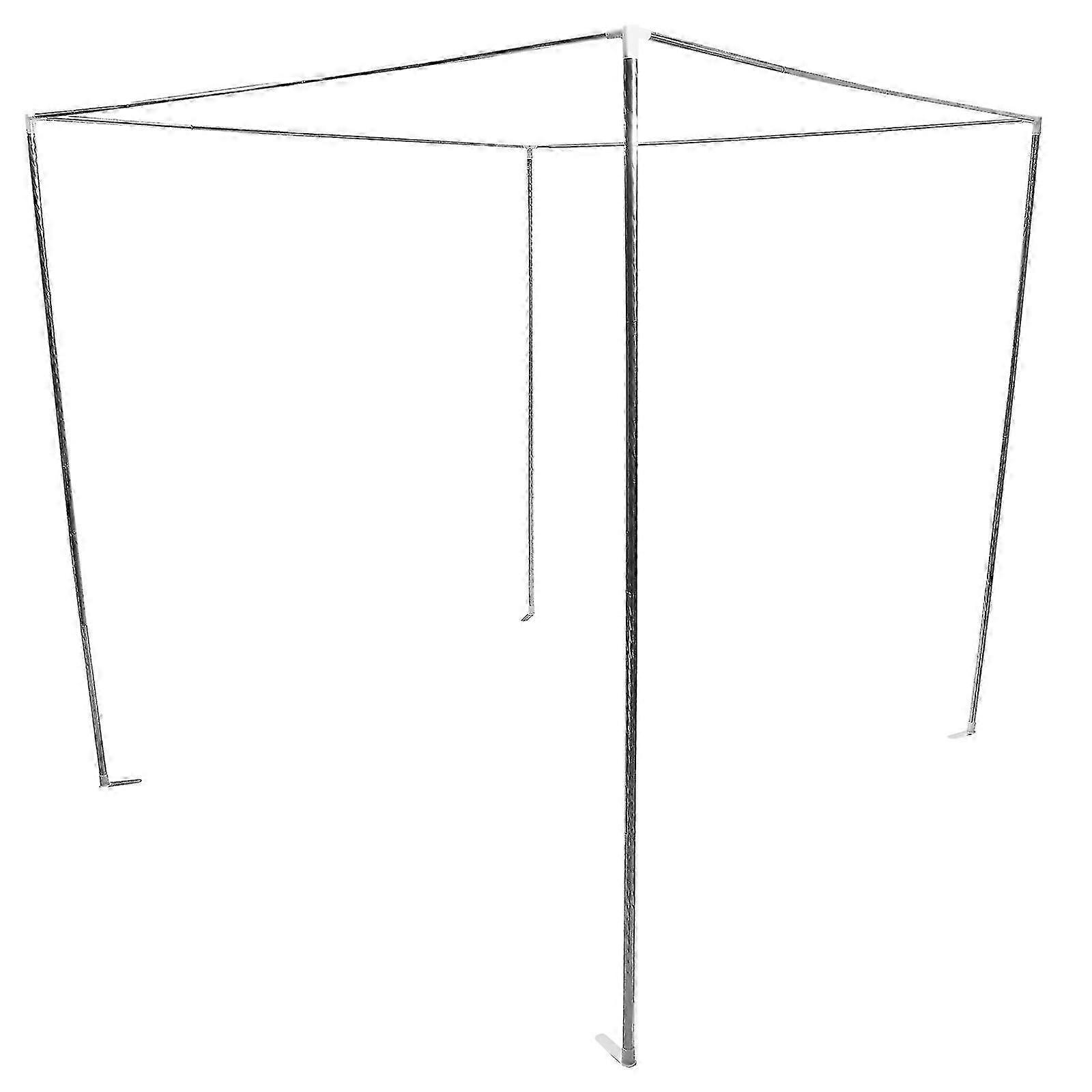 1 Set Canopy Net Frame Stainless Steel Bedding Frame Bed Canopy Frame Bracket for 1.5m Bed well