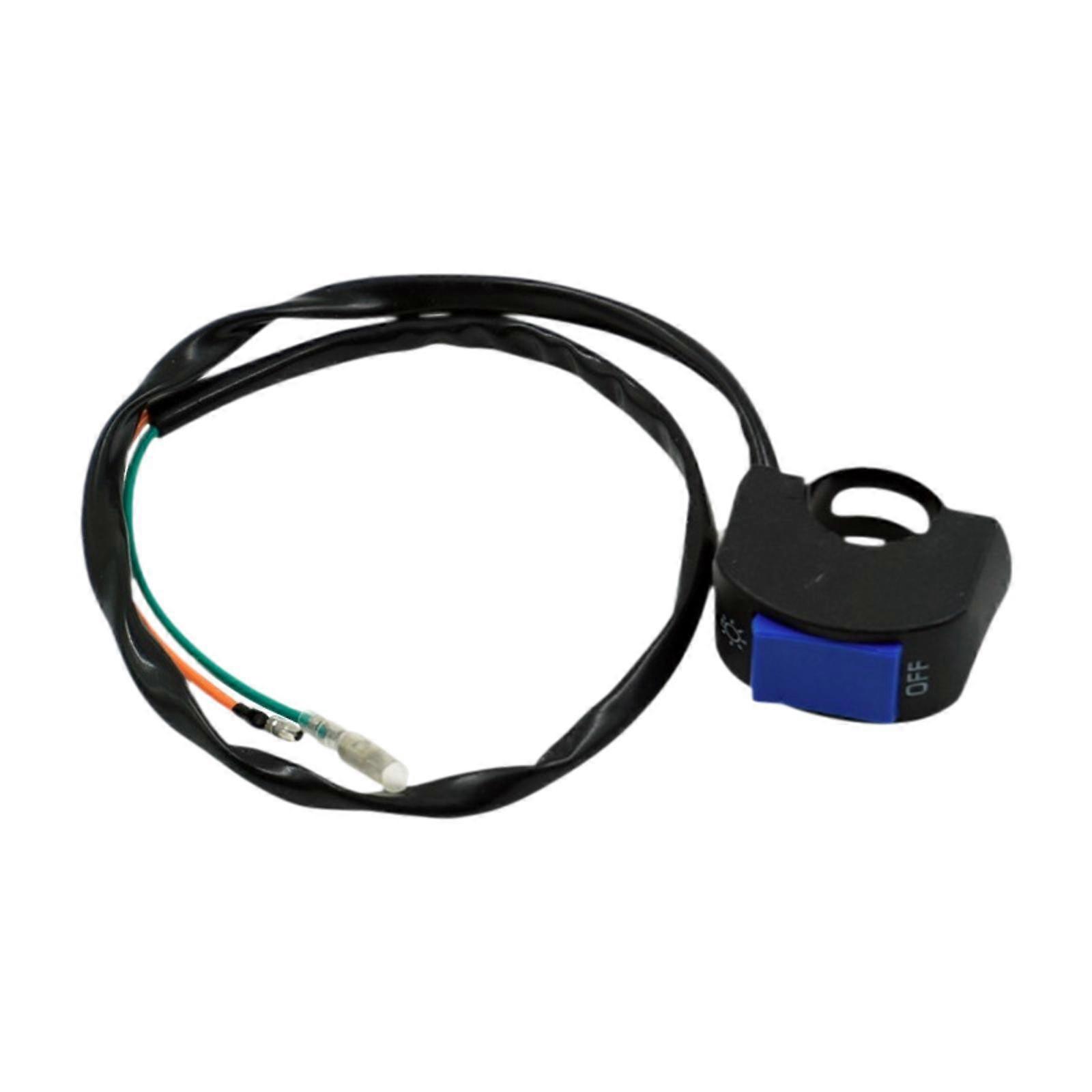 Motorcycle Handlebar Switch on Off Push Button Easily Install Premium Replaces