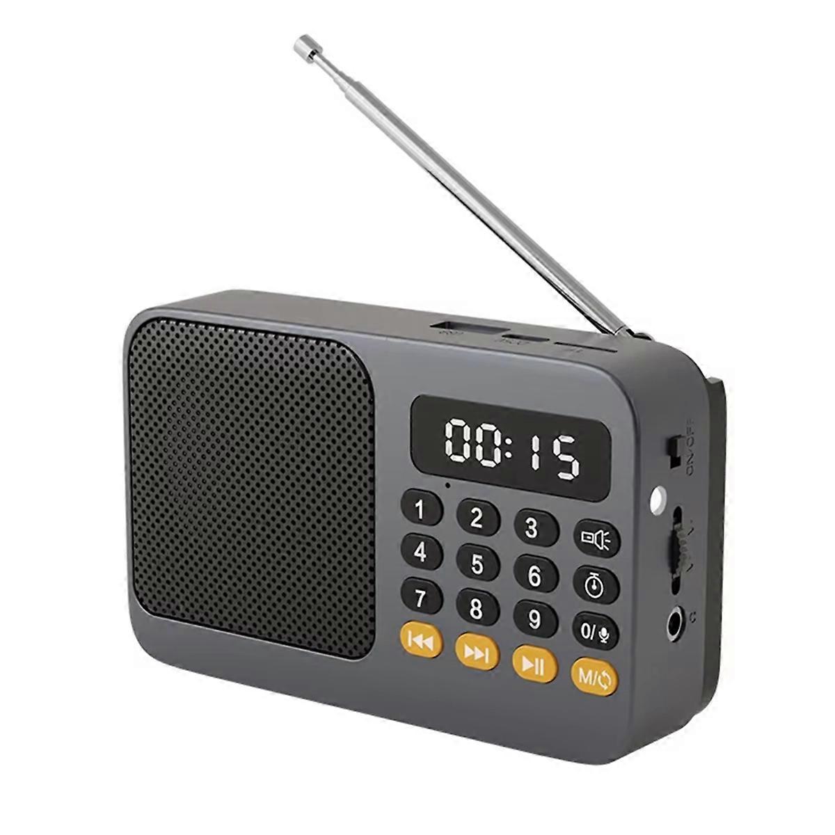 FM Radio DAB Radio Portable Small Emergency Recargable Ham Bluetooth Sound Box Mini Vintage Music Speaker Mp3 Player A