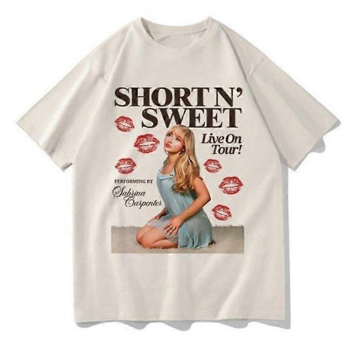 サブリナカーペンターショート&スウィートツアーTシャツSIZE S-3XL FF01