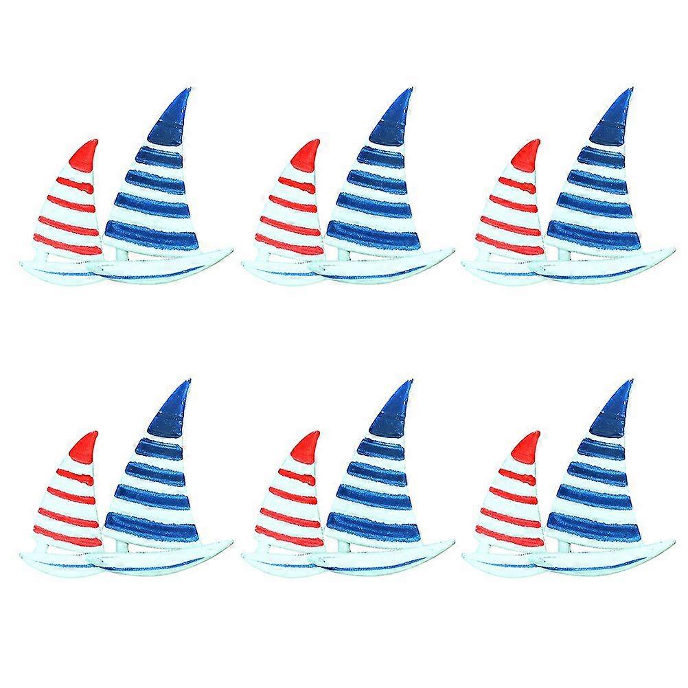 6 Pcs DIY Fridge Magnet Accessory Decor Creative Refrigerator Decorative Charm (No Magnet)