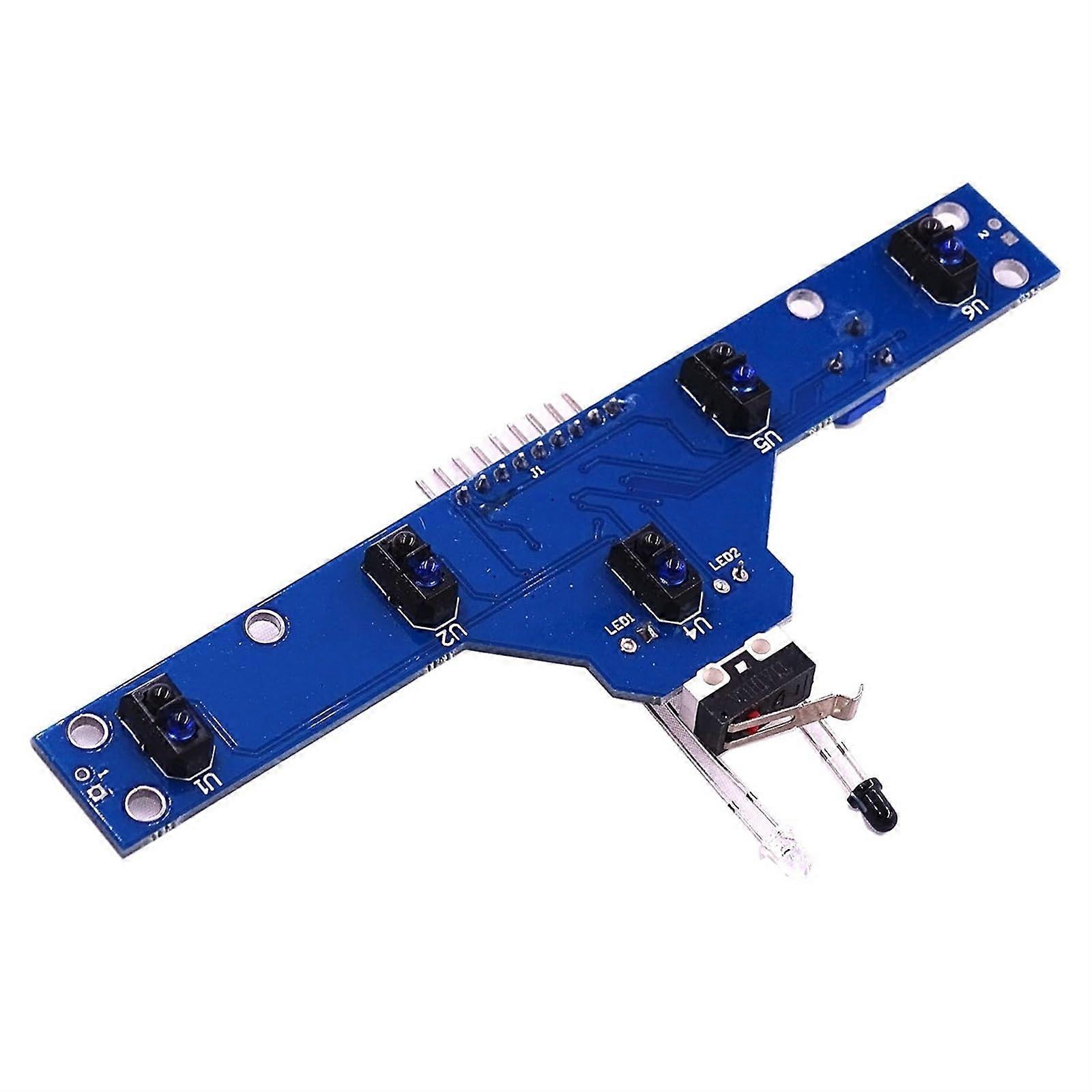 TCRT5000 Five Road Tracing Sensor Module 10Pcs Line Following Sensor Kit With 5 Functions