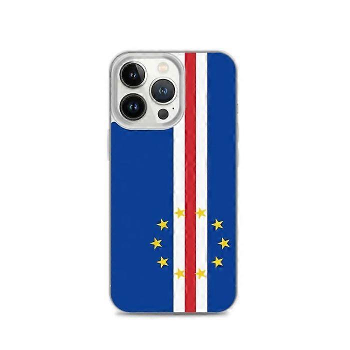 iPhone Case - Cape Verde - Flag - Flexible - Multicolor - Clear TPU