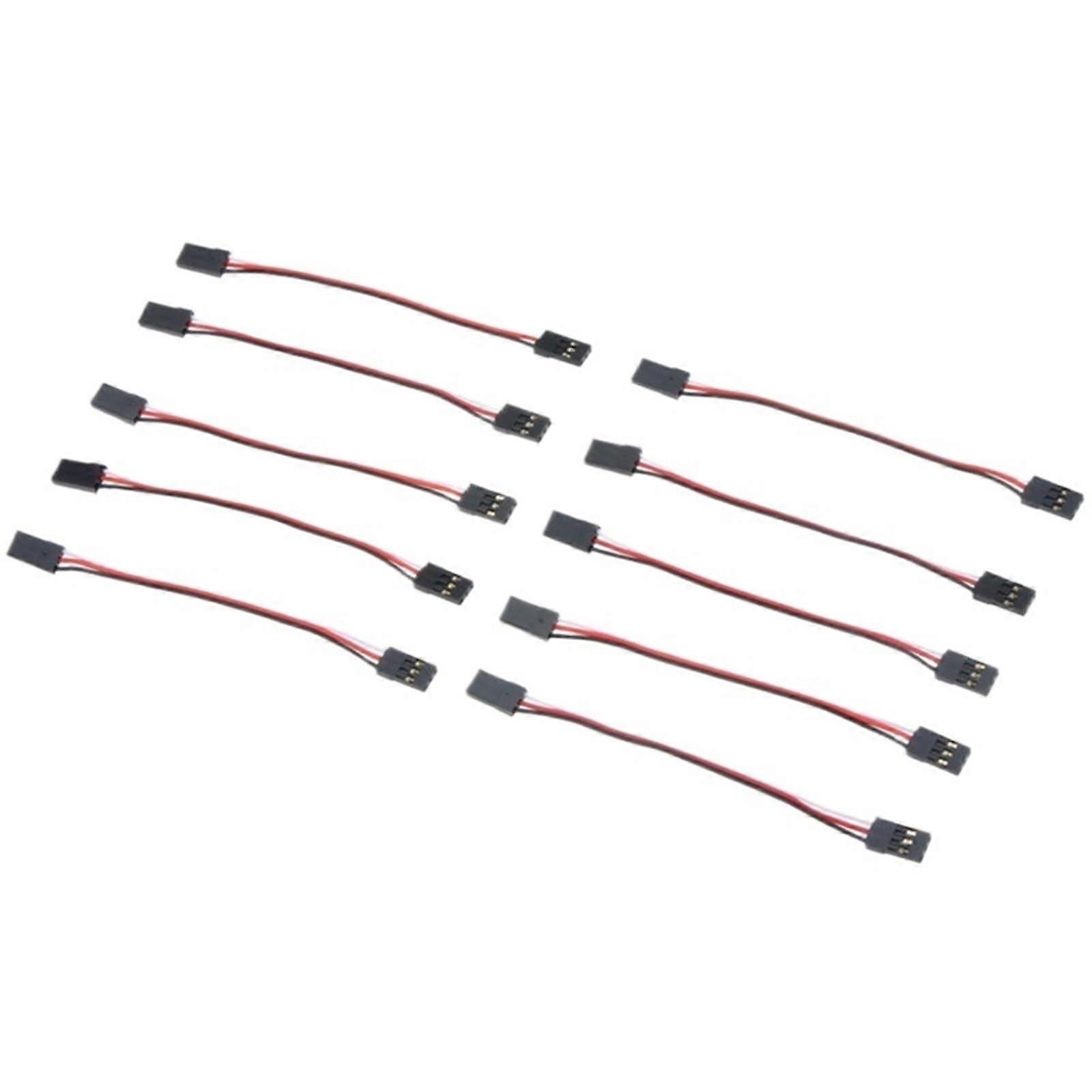 10Pcs10cm 15cm 30cm Male To Male Servo Extension Lead Wire for JR KK MK MWC APM Flight Controller RC Helicopter