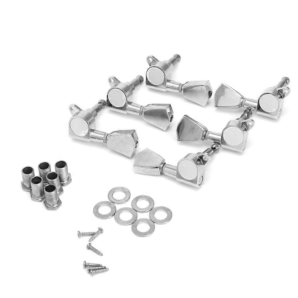 6Pro Chrome Guitar String Tuning Keys Pegs Tuners Machine Heads For Gibson 3R+3L Multicolor