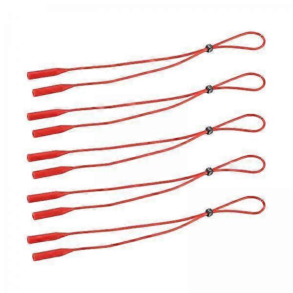 2x5 Pieces Glasses Strap Eye Glasses String Strap Silicone Lightweight Portable